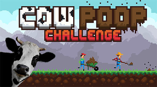 Cow poop: Pixel challenge icon