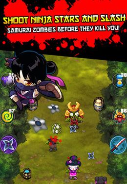 Ninja contra Zombies Samurais Profesional para dispositivos iOS