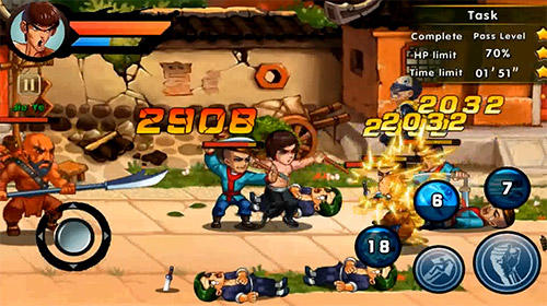 Kung fu attack captura de pantalla 1