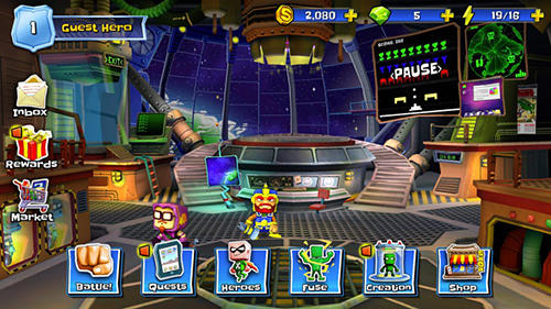 Team Z: League of heroes captura de pantalla 1
