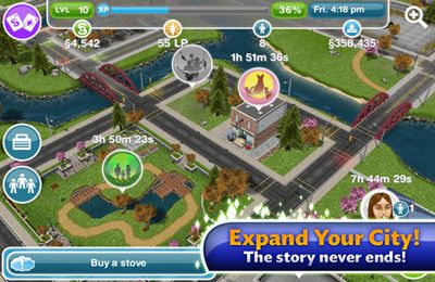 The Sims FreePlay in Russian