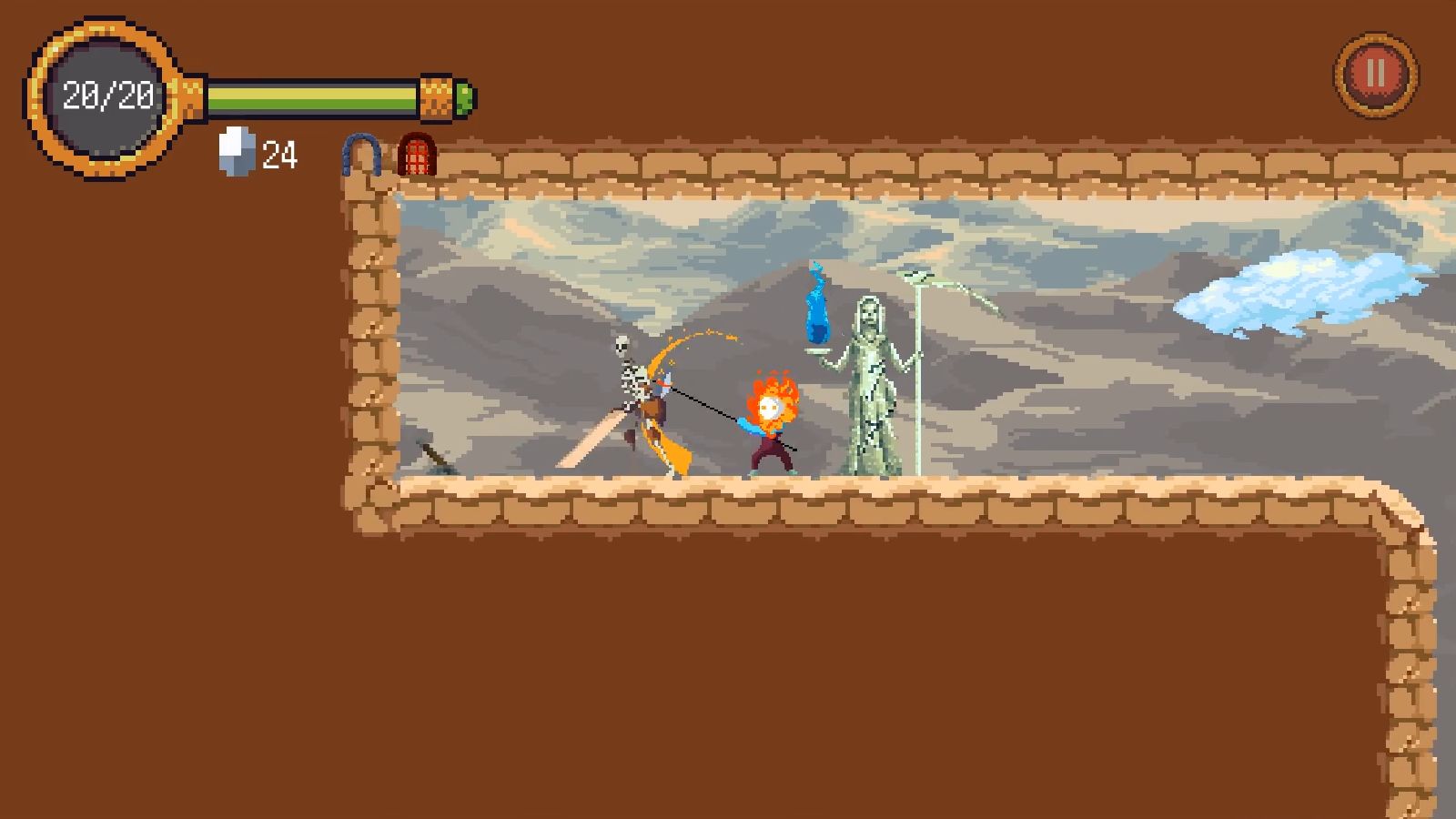 JOGO DE PLATAFORMA 2D PIXELADO PARA CELULAR - REAPER OF IMMORTALS