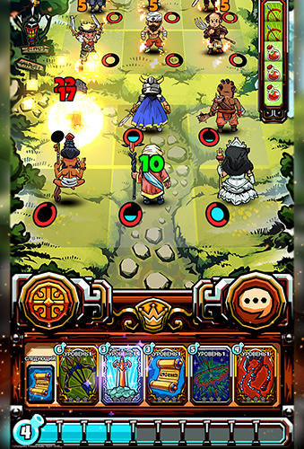 Battle kingdom: The royal heroes online. Card game скриншот 1