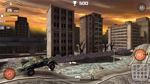 Wild truck hitting zombies for Android