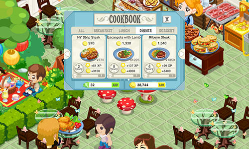 Restaurant story: Food lab captura de pantalla 1