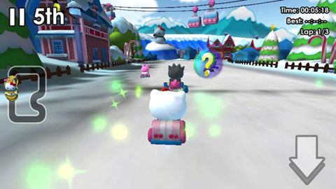 Racing: download Hello Kitty: Kruisers for your phone