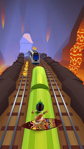 Arcade: download Subway surfers: Hawaii for your phone