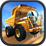 Mountain mining: Ice road truck icon