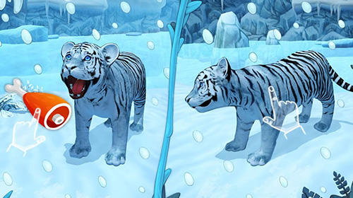 White tiger family sim online captura de pantalla 1