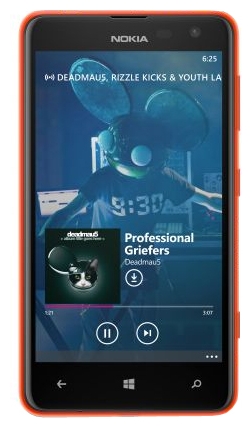 мелодії на дзвінок Nokia Lumia 625
