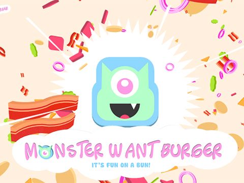 Monster want burger for iPhone