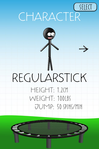 Arcade: download Stickman: Trampoline for your phone