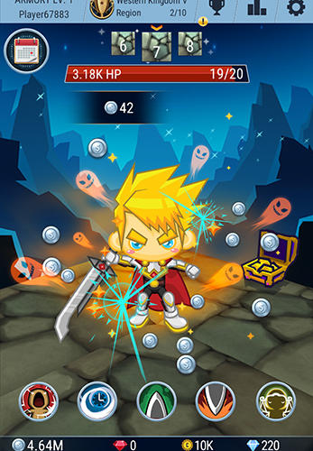 Tap adventure hero for Android