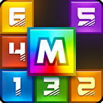 Dominoes puzzle science style icon