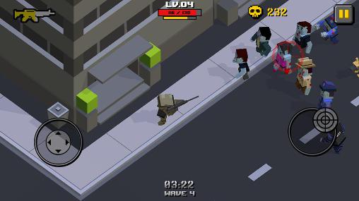 Cube zombie war screenshot 1
