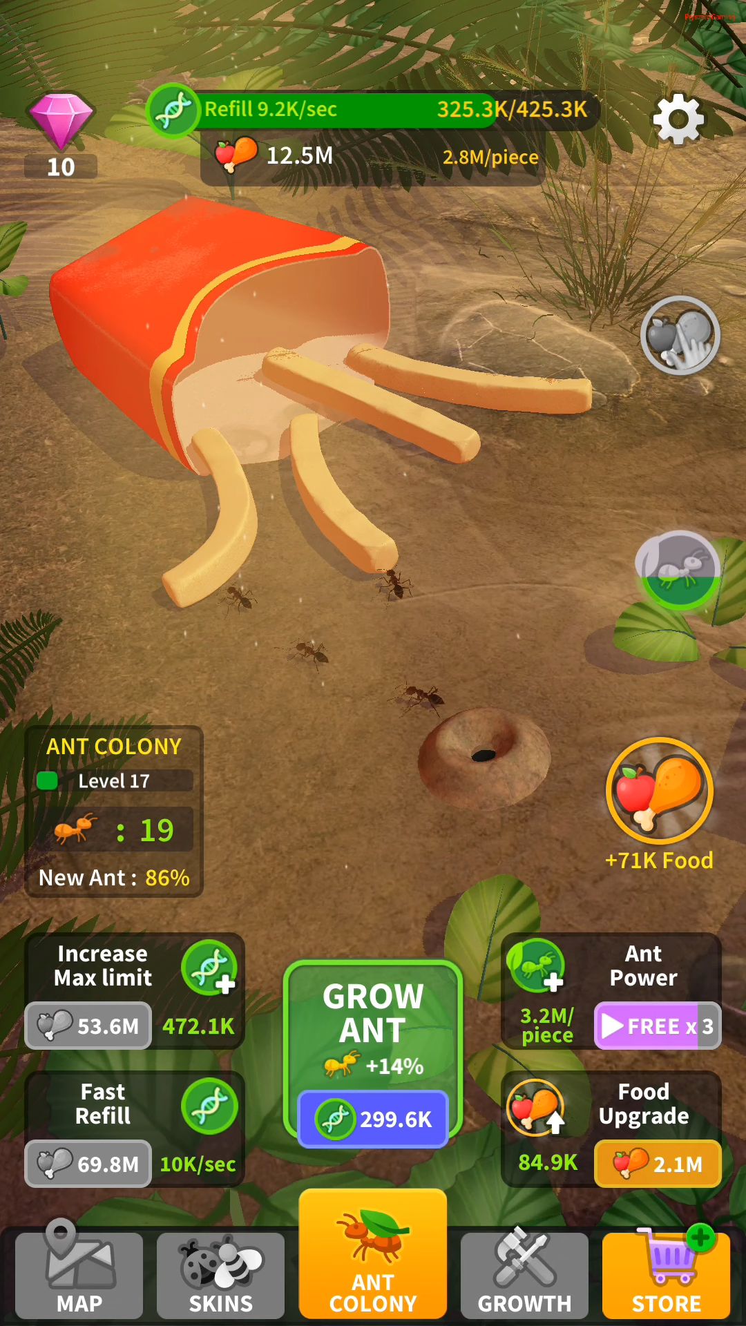 Little Ant Colony - Idle Game captura de pantalla 1