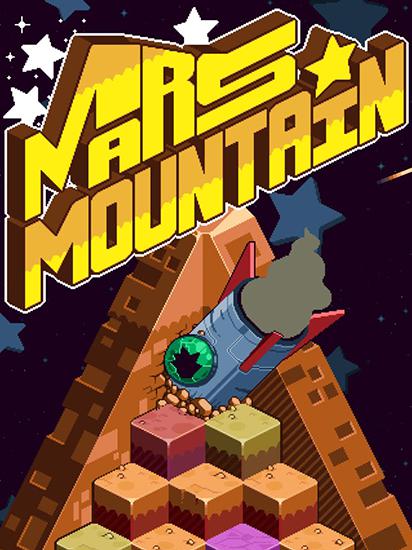 Mars mountain icon