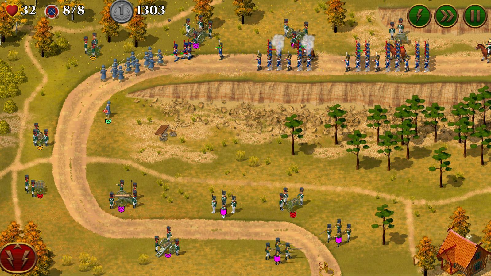 1812. Napoleon Wars TD Tower Defense strategy game скріншот 1