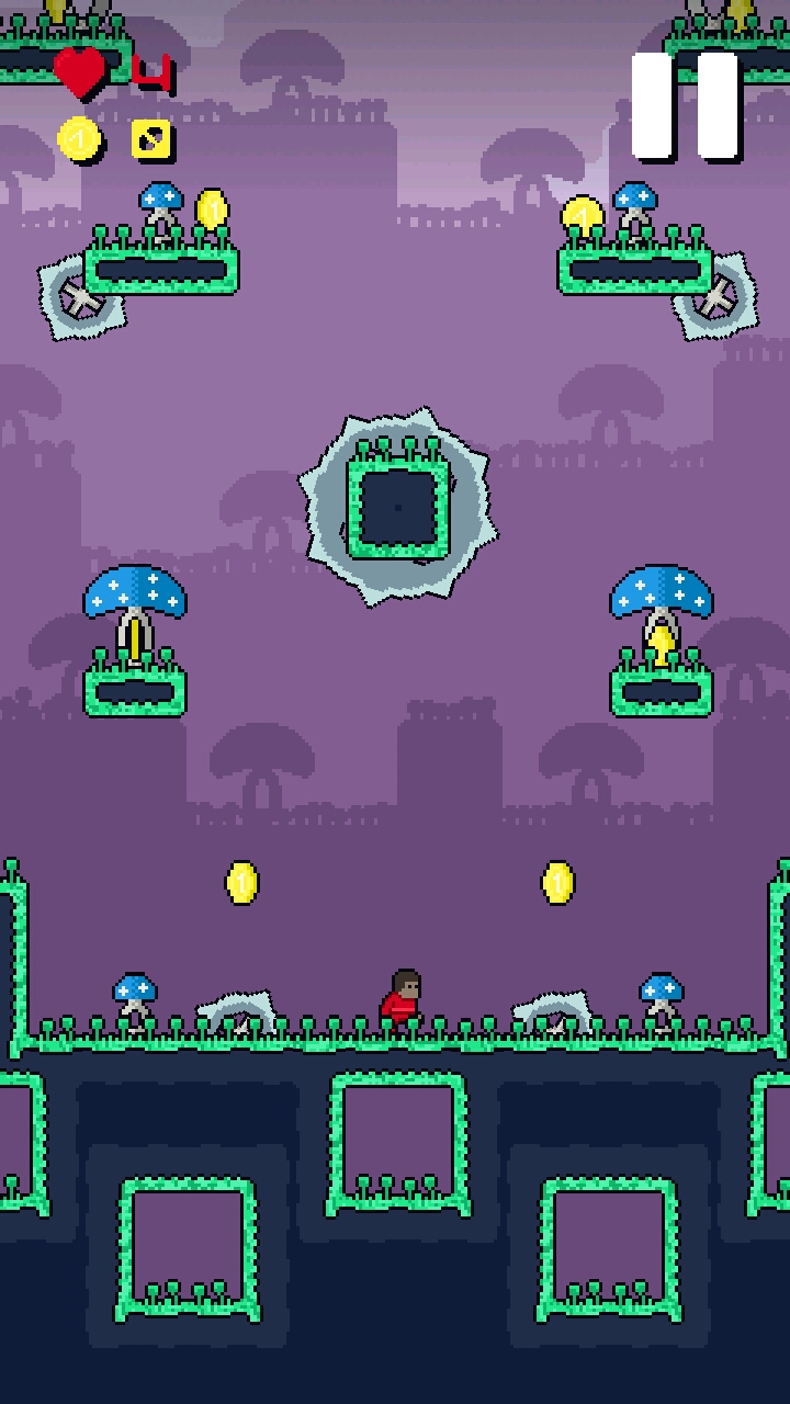Pixels can jump: 2D Pixel Game for Android