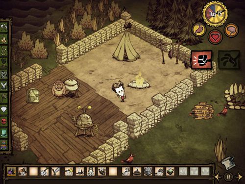  Don't starve: Pocket edition на русском языке