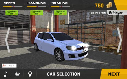 Racing simulator captura de tela 1