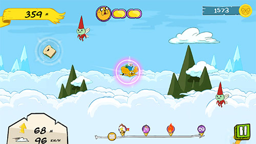 Adventure time: Crazy flight captura de pantalla 1