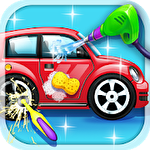 Car wash and design icono