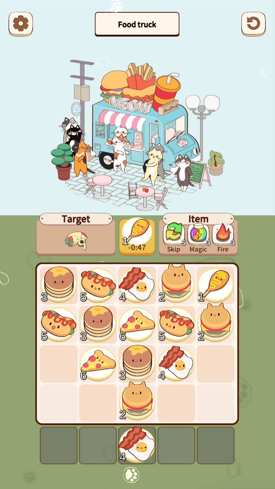 Cat Merge Cafe - Dessert Puzzle for Android