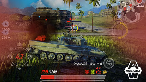 Shooter games Armored warfare: Assault