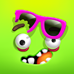 Zombie beach party icon