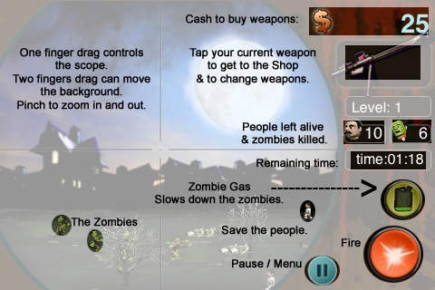 日本語のAdventures of the Zombie sniper 