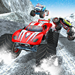 Иконка Snow racing: Monster truck 17. Snow truck: Rally racing 3D