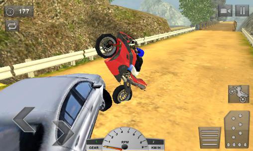 Crazy offroad hill biker 3D screenshot 1