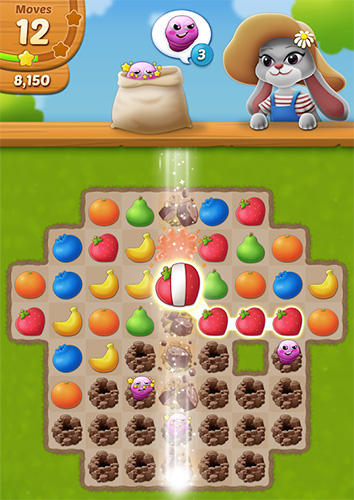 Fruit jam: Puzzle garden für Android