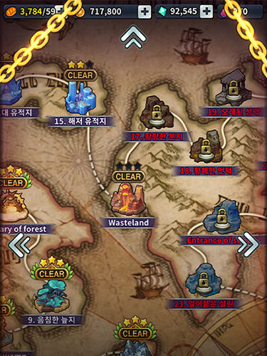 Triple chain: Strategy and puzzle RPG captura de pantalla 1