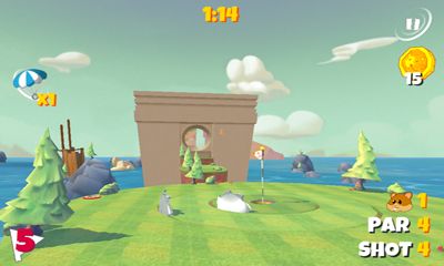 Boom Boom Hamster Golf скриншот 1