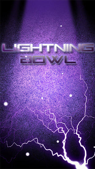 Lightning bowl. Electric arcade bowl pro Symbol