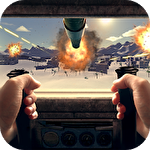 Tank shooting attack icon