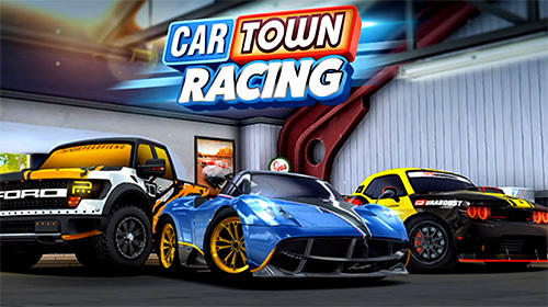 Car town racing icon