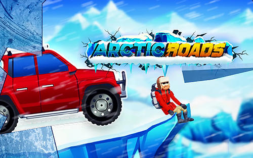 Arctic roads: Car racing game Symbol