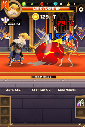 Clicker knight: Incremental idle RPG pour Android