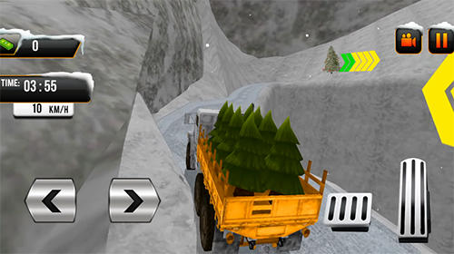 Christmas tree transporter truck скриншот 1