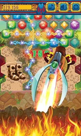 Jewels miner: Dash hexagon screenshot 1