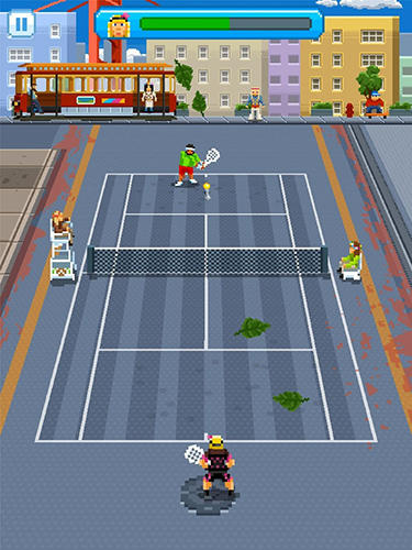 Super one tap tennis скриншот 1