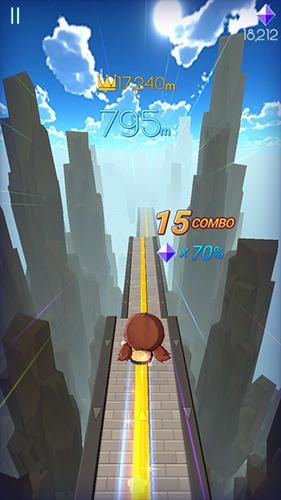 Sky girls: Flying runner game captura de tela 1