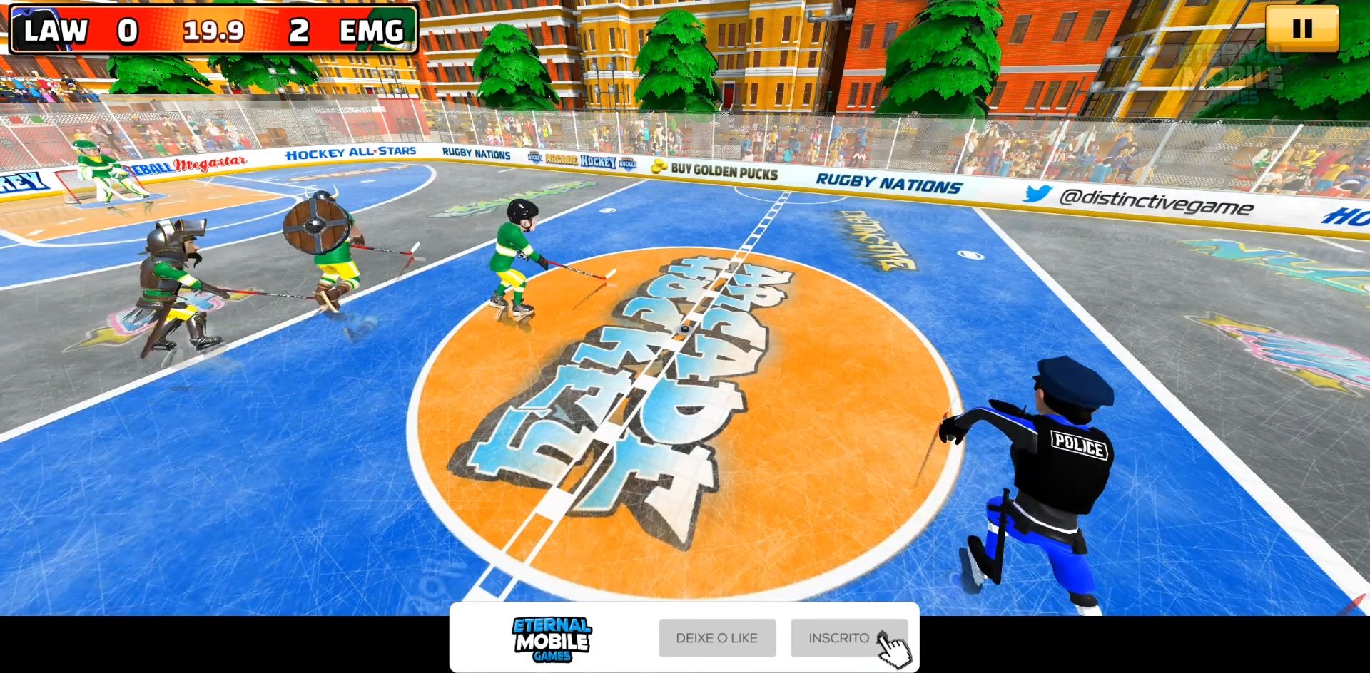 Arcade Hockey 21 captura de tela 1