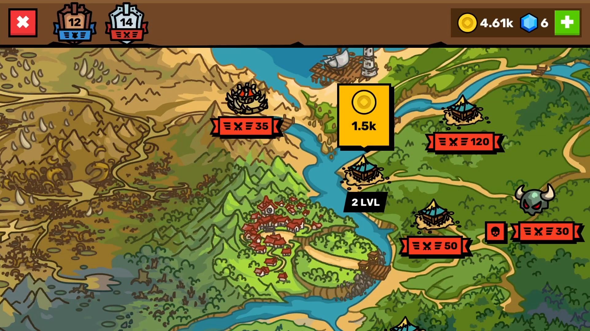 Towerlands - strategy of tower defense スクリーンショット1