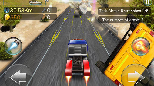 Turbo rush racing captura de tela 1