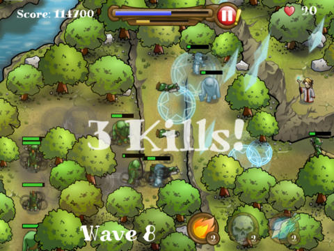 Magic defenders for iPhone for free