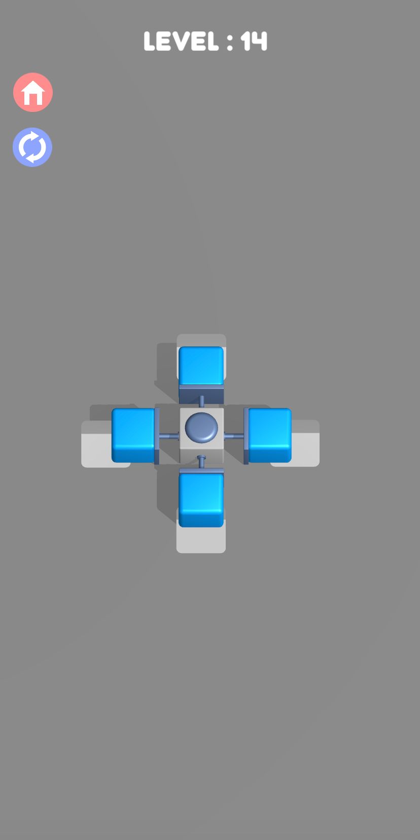 Push them all 3D - Smart block puzzle game screenshot 1